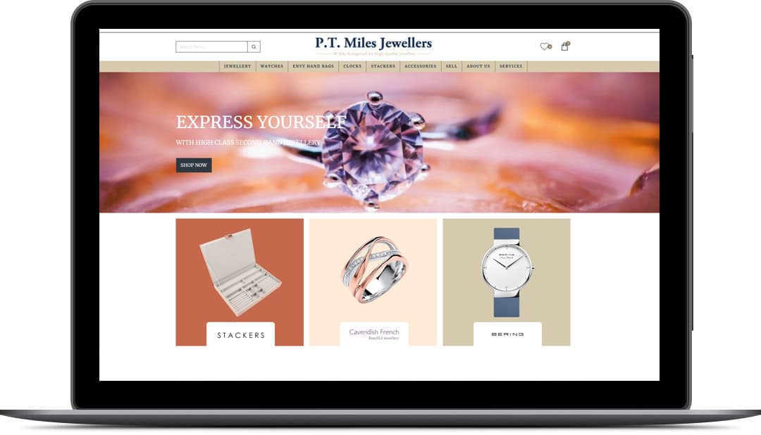 Customized jewellery  website