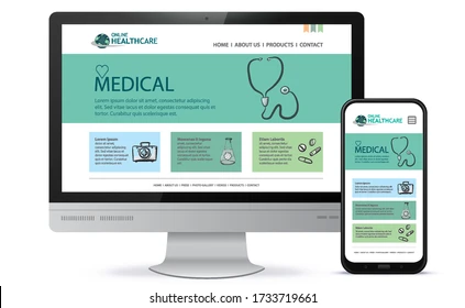 Attractive hospital website